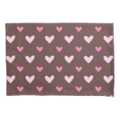 liefje Sloopkussen – Roze & Blush Harten Kussensloop (Voorkant)