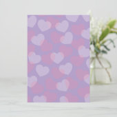 Liefje Strooi | Roze & Witte Hartjes Kaart (Staand voorkant)
