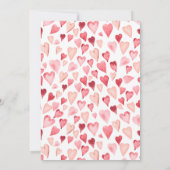 Liefje Sweetheart Baby shower Uitnodiging (Achterkant)