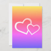 Liefje Valentijn Baby shower Uitnodiging (Achterkant)