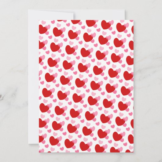 Liefje Valentijn Eenhoorn Verjaardagsuitnodiging Kaart (Achterkant)