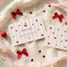 Liefje Valentijns Baby Meisje Luier Raffle