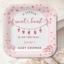 Liefje Valentijnsdag Meisje Baby Shower