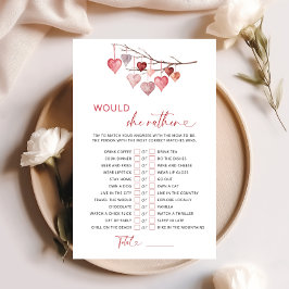 Liefje Valentijnse zou ze liever spel