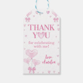 Liefje Valentijns's verjaardag Bedankt Cadeaulabel (Voorkant)