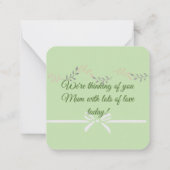 Liefje voor mama notitiekaartje (Achterkant)