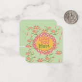 Liefje voor mama notitiekaartje (Voorkant / Achterkant in situ)