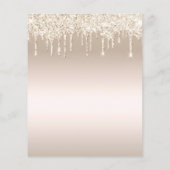 liefje zestien goudhoudende gliters - uitnodiging (Achterkant)