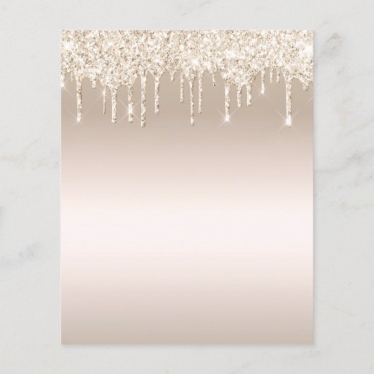 liefje zestien goudhoudende gliters - uitnodiging (Achterkant)