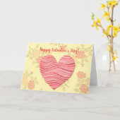 Liefje Zoete Valentijn Gedachten en Liefde Kaart (Gele Bloem)