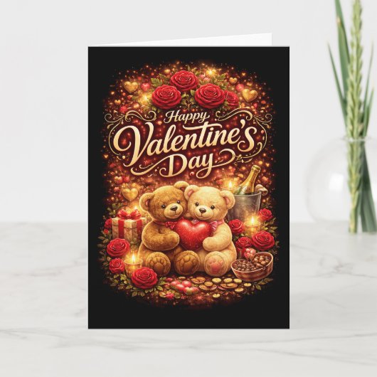 Liefjes voor altijd feestdagen kaart (Voorkant)