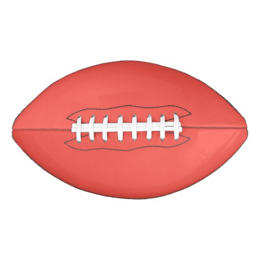 Liefkoraal vaste kleur american football (Voorkant)