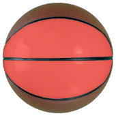 Liefkoraal vaste kleur basketbal (Voorkant)
