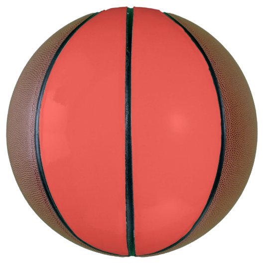 Liefkoraal vaste kleur basketbal (Verticaal)