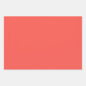 Liefkoraal vaste kleur inpakpapier vel (Voorkant 2)