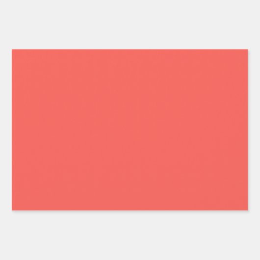 Liefkoraal vaste kleur inpakpapier vel (Voorkant 2)