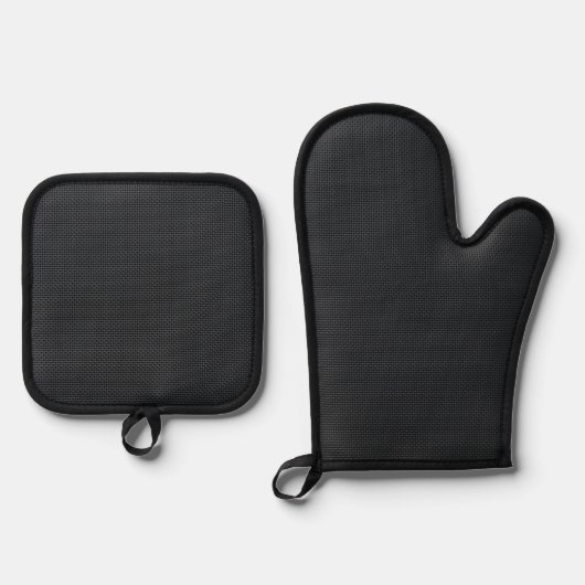 Liefkoraal vaste kleur ovenwant & pannenlap set (Achterkant)