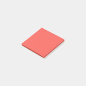 Liefkoraal vaste kleur post-it® notes (Schuin)