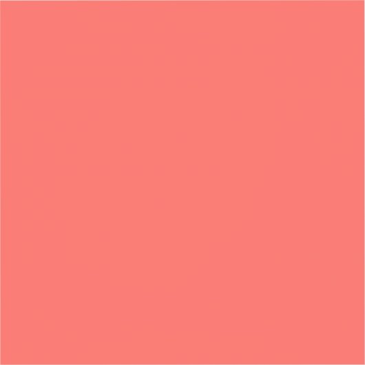 Liefkoraal vaste kleur sticker (Voorkant)