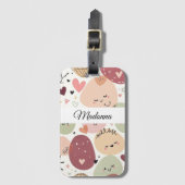Liefkozende Fluisteringen Bagagelabel (Voorkant (verticaal))