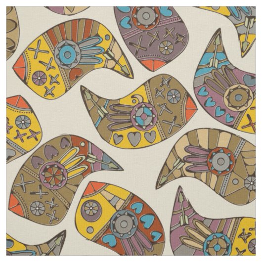 liefkozenpaisley stof (Swatch)