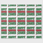 lieflijk dierontwerp cadeaupapier (Vlak)