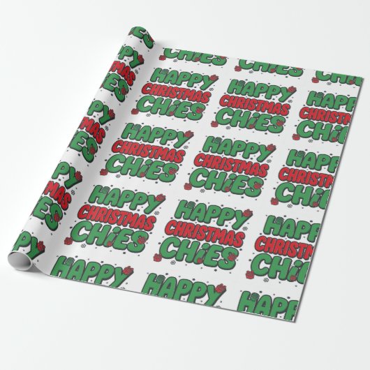 lieflijk dierontwerp cadeaupapier (Uitgerold)