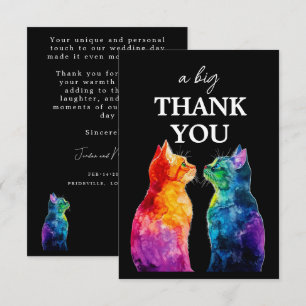Lieflijk 🌈  Purrfectly Jouw: Purrfectly  Bedankkaart