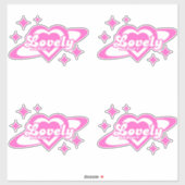 Lieflijk Sticker (Vel)