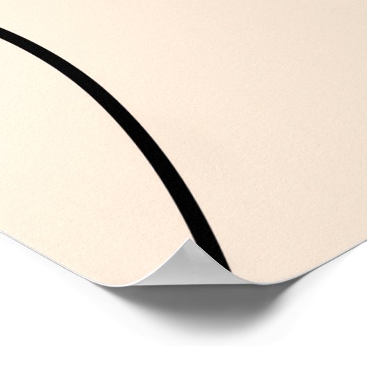 Lieflijk vrouwen gezicht poster (Hoek)