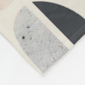 Lieflijke aardetone abstract boho deken (Hoek)