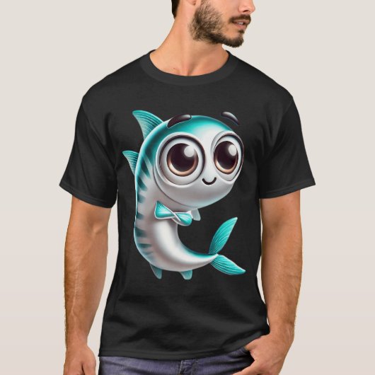Lieflijke Ansjovis Vis T-shirt (Voorkant)