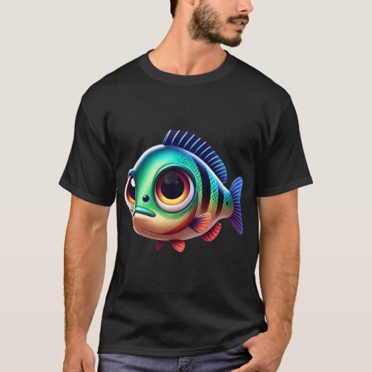 Lieflijke Baars van de Pauwvis T-shirt (Voorkant)