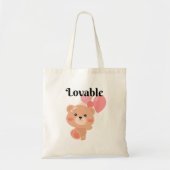Lieflijke Canvas tas (Voorkant)