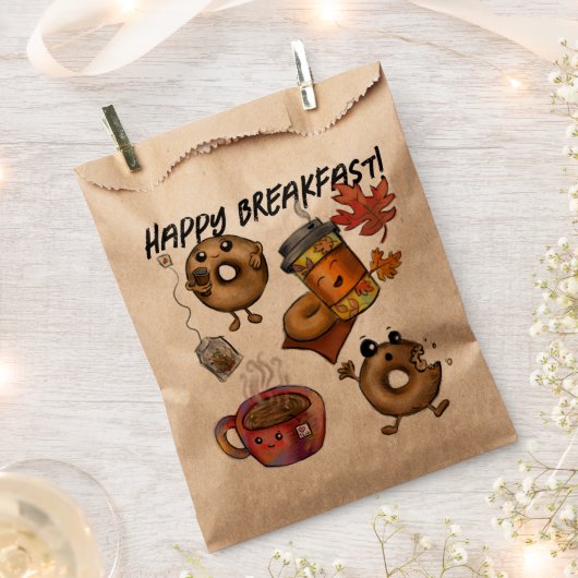 Lieflijke Donuts Koffie & Thee Bedankzakje (Geknipt)