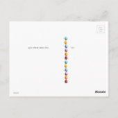 Lieflijke Eend Strohoed Paaseieren Bloemen Briefkaart (Achterkant)