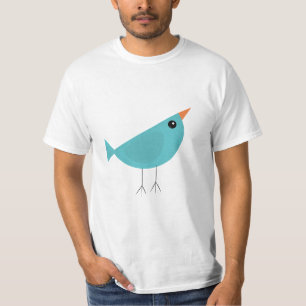 Lieflijke Fantasievolle Vogel Natuur Kunst T-shirt