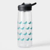 Lieflijke Fantasievolle Vogel Natuur Kunst Waterfles (Links)