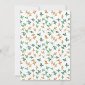 Lieflijke Jungle Dieren Baby Shower Kaart (Achterkant)