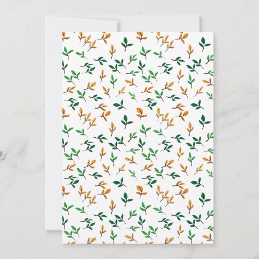 Lieflijke Jungle Dieren Baby Shower Kaart (Achterkant)