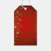 Lieflijke Kabouter Confetti,Rood Cadeaulabel (Achterkant)