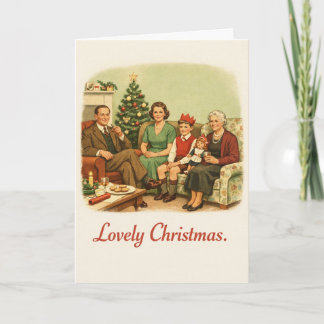 Lieflijke Kerst - Grappige Vintage Kaart