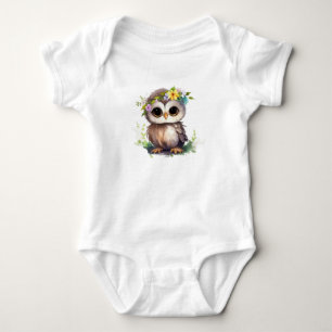 Lieflijke kleine uil romper