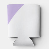 Lieflijke lavendel en witte bruid blikjeskoeler (Achterkant)