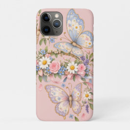 Lieflijke Pastel Vlinder Kunst  Case-Mate iPhone Case