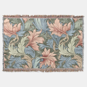 Lieflijke retro botanische kunst Elegante uitstral Deken