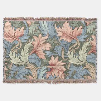Lieflijke retro botanische kunst Elegante uitstral Deken
