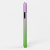 Lieflijke Roze Groene Harten Moderne Abstracte Fra Case-Mate iPhone Case (Achterkant/rechts)