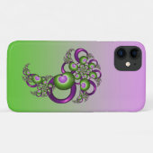 Lieflijke Roze Groene Harten Moderne Abstracte Fra Case-Mate iPhone Case (Achterkant (horizontaal))