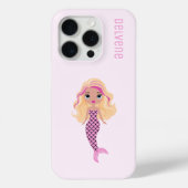 Lieflijke Roze Zeemeermin Case-Mate iPhone Case (Achterkant)